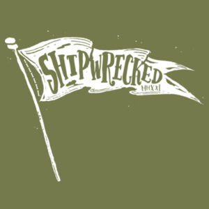 Shipwrecked Flag T-Shirt, Men Design
