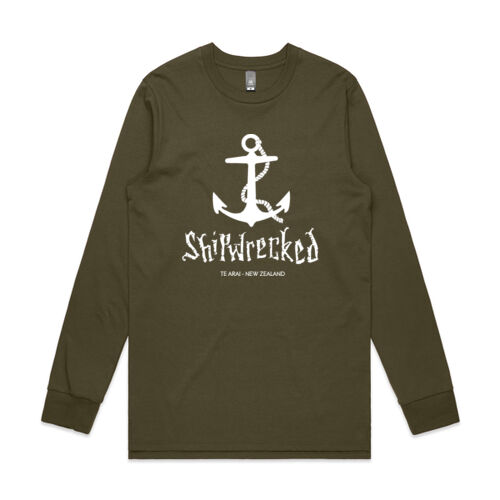 Shipwrecked Iconic Anchor Long Sleeve T-Shirt, Men Thumbnail
