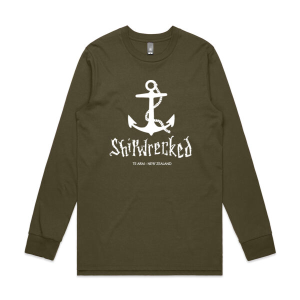 Shipwrecked Iconic Anchor Long Sleeve T-Shirt, Men Thumbnail